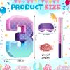 Shappy 16 Inch Mermaid Piata Purple Number Birthday Piata Party with Stick Blindfold Confetti for Anniversary Celebration Birthday Decoration Supplies(Number 3) view 2