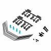 1:10 RC Spare Parts, Front and Rear Sway Bar Kits Stabilizer Set, Front Rear for Model Trucks Vehicles Modification view 1