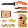 ZLemma Cardboard Construction Tool Kit 163 Pieces-Educational Toys for at-Home Play + Classroom Learning | Reusable Cardboard Tools for Kids view 1