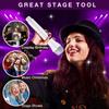 Facmogu 2PCS Fake Microphone Prop, Plastic Realistic Prop Microphone, Pretend Mics Simulate Speech Practice, Mic Prop for Karaoke Costume Role Play Christmas Cosplay Music Birthday Party Favors -White view 4