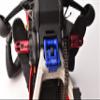 Aluminum 7075 Extend Swing Arm (+30mm) + Pull Rod + Chain for LOSI 1:4 Promoto MX Motorcycle Dirt Bike RTR FXR LOS06000 LOS06002 Upgrades - Red view 3
