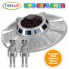 Nature Bound UFO Spaceship Space Toy, Kids Spaceship Playset with Two Aliens, Lights & Sounds, Educational STEM Adventure, 1:18 Figure view 2