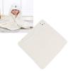 Baby Bath Towel, High Softness Baby Hooded Bath Towel Skin Friendly Keep Warm Coral Fleece for Daily Use (Creamy White Bear) view 2