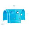 ECR4Kids Willow Climb-N-Crawl Whale, 2-Section Extension Set, Add-on Item, Capri Blue/French Blue view 2