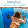ECR4Kids Willow Climb-N-Crawl Whale, 2-Section Extension Set, Add-on Item, Capri Blue/French Blue view 4