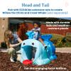 ECR4Kids Willow Climb-N-Crawl Whale, Head and Tail, Replacement Part, Splish Splash/Royal Blue view 3