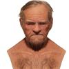 ALXOY GHDLM Realistic Old Man Mask Bald Man Latex Mask Realistic Face Mask Halloween Party Cosplay Party Costume Mask Masquerade Props (E) view 1