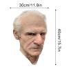 ALXOY Realistic Old Man Mask Masquerade Masks Bald Man Latex Mask Realistic Face Mask Halloween Cosplay Party Costume Mask for Masquerade Props (A) view 2