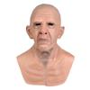 ALXOY GHDLM Realistic Old Man Mask Bald Man Latex Mask Realistic Face Mask Halloween Party Cosplay Party Costume Mask Masquerade Props (G) view 1