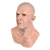 ALXOY GHDLM Realistic Old Man Mask Bald Man Latex Mask Realistic Face Mask Halloween Party Cosplay Party Costume Mask Masquerade Props (G) view 3