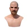 ALXOY GHDLM Realistic Old Man Mask Bald Man Latex Mask Realistic Face Mask Halloween Party Cosplay Party Costume Mask (O) view 1