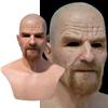 ALXOY GHDLM Realistic Old Man Mask Bald Man Latex Mask Realistic Face Mask Halloween Party Cosplay Party Costume Mask (O) view 2