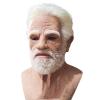 ALXOY GHDLM Realistic Old Man Mask Bald Man Latex Mask Realistic Face Mask Halloween Party Cosplay Party Costume Mask (Q) view 1