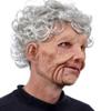 ALXOY GHDLM Realistic Old Man Mask Bald Man Latex Mask Realistic Face Mask Halloween Party Cosplay Party Costume Mask Masquerade Props (K) view 4
