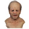 ALXOY GHDLM Realistic Old Man Mask Bald Man Latex Mask Realistic Face Mask Halloween Party Cosplay Party Costume Mask Masquerade Props (C) view 1