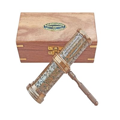 SIFAAT WORLD Fully Handcrafted Vintage Navigational kaleidoscope. Antique Brass kaleidoscope, Handmade Kaleidoscope