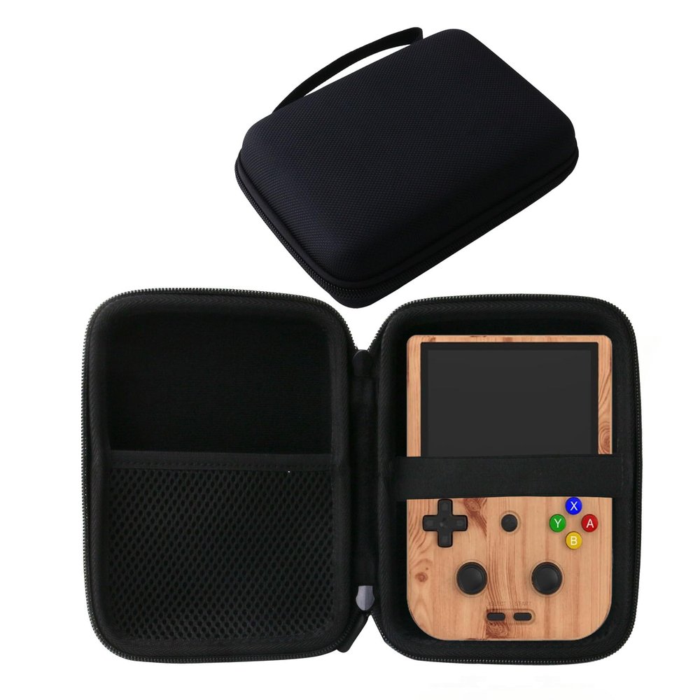 WERJIA Hard Carrying Case Compatible with RG406V/RG405V Retro Handheld Game Console (Black)