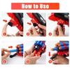 Set of 2 Spider Web Shooters Easter Basket Stuffers for Kids Wrist Launcher Web Shooter Spider Gloves Web-Shooters fo Kids Easter Decorations Party Favors view 3