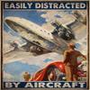 Airplane 1000 Piece Jigsaw Puzzle for Adults and Families - Easily Distracted by Airplanes Wooden Jigsaw Puzzle - Family Fun & Leisure Beginner Jigsaw Puzzle Toys for Adults Stress Relief view 1