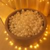 GOGOSO Ball Pit Balls Crush Proof Non-Toxic Plastic Balls Babies Kids Toy Bulk Pack 170pcs 2.2inchs, Pear White+White view 4