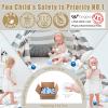 GOGOSO Ball Pit Balls Crush Proof Non-Toxic Plastic Balls Babies Kids Toy Bulk Pack 170pcs 2.2inchs, Blue+Pear Blue+White view 3