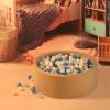 GOGOSO Ball Pit Balls Crush Proof Non-Toxic Plastic Balls Babies Kids Toy Bulk Pack 170pcs 2.2inchs, Blue+Pear Blue+White view 4
