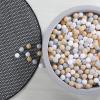 GOGOSO Ball Pit Balls Crush Proof Non-Toxic Plastic Balls Babies Kids Toy Bulk Pack 170pcs 2.2inchs, Cream+Gray+White view 3