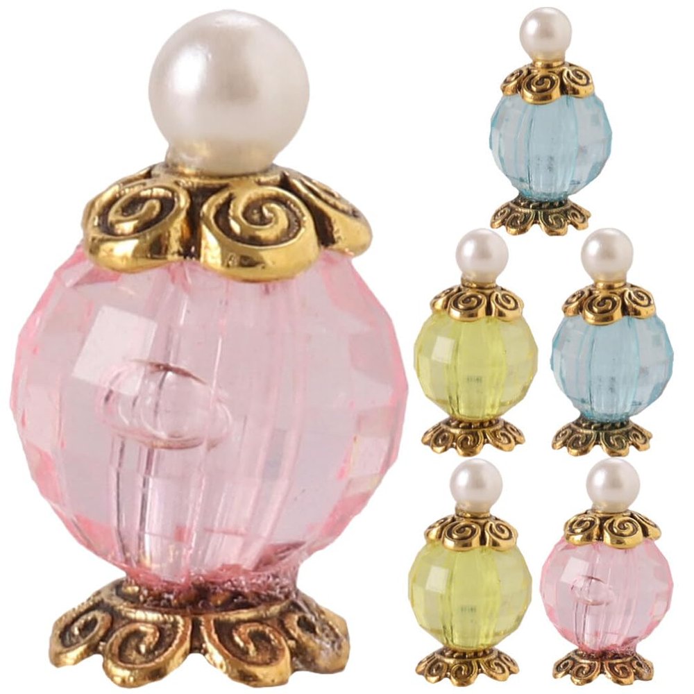 ibasenice 6pcs Miniature Perfume Models for Dollhouse Decoration Creative Accessories for Role-Playing Imagination and Creativity Miniature Scenes