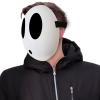 Varuotu White Anime Mask Halloween Funny Face Mask Halloween Costume Cosplay Props Accessories (Boy) view 4
