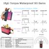 HOOYIJ 4Pack 20KG Digital Servo, DS3218 High Torque Full Metal Gear High Speed Waterproof RC Servo with 25T Servo Arm for 1/8 1/10 Scale Crawler RC Car Boat 180 Degree Control Angle view 3