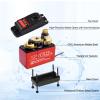 HOOYIJ 4Pack 20KG Digital Servo, DS3218 High Torque Full Metal Gear High Speed Waterproof RC Servo with 25T Servo Arm for 1/8 1/10 Scale Crawler RC Car Boat 180 Degree Control Angle view 4
