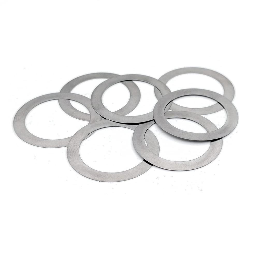 crankshaft oil seal,cylinder piston crank oil seal Thickness 0.1mm Stainless Steel Flat Washer Ultra Thin Gasket High Precision Adjusting Gasket M10-M20 Thin Shim SUS304 (Inner Diameter : 16x22x0.1 (2