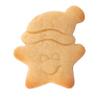 Stdter Embossing Cookie Cutter Star with Hat, 6.5 cm, Stainless Steel, Rustproof & Dishwasher Safe, for Dough, Fondant, Marzipan, Crafts and Modeling, 217348 view 2