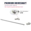HOPLEX Stainless Steel Cut to Length Driveshaft 68-229mm U-Joint Drive Shaft for 1/10 RC Rig Crawler Sportys 1.9 Shafty Capra SCX10 DIY(Silver) view 2
