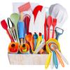 Kids Cooking Set Real Baking Utensils with Kitchen Tool Guide for Kids with Chef Apron Hat and Kitchen Accessories Kit Gift for Junior Chef view 1