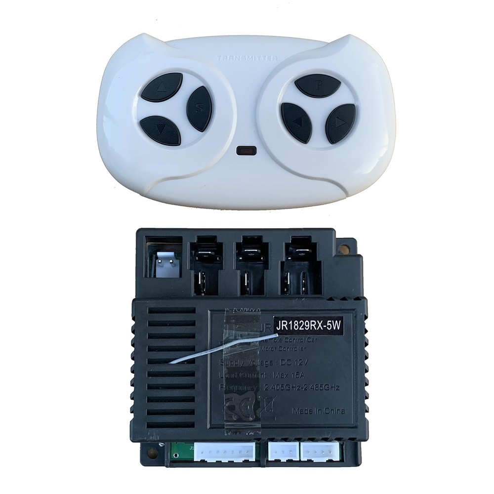 2.4G Bluetooth Remote Control JR1829RX-5W 12V Receiver Kit Kids Powered Ride On Car,Controller Control Box Accessories for Children Electric Ride On Car Replacement Parts