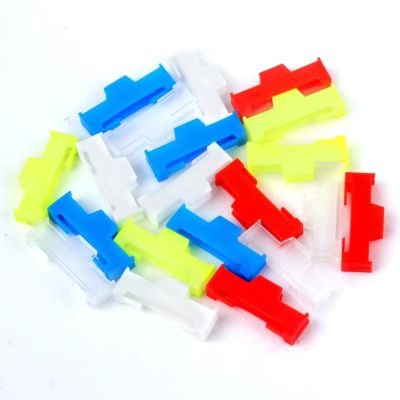 skrnrhrery Servo Cable Clip Lock, 20pcs Servo Extension Cable Safety Connector Clips Lead Wire Lock, for Rc Servo Expansion Cable Or Servo Y Adapter Cable, Jr Servo Cable Kit. (Mixed Color)
