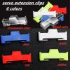 skrnrhrery Servo Cable Clip Lock, 20pcs Servo Extension Cable Safety Connector Clips Lead Wire Lock, for Rc Servo Expansion Cable Or Servo Y Adapter Cable, Jr Servo Cable Kit. (red) view 2