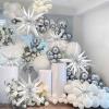 10 Pcs Silver Star Balloons Explosion Balloons Foil Cone Balloon Magic for Birthday Wedding Anniversary Party Backdrops Decorations Supplies, 6 Pcs 22 Inches and 4 Pcs 27 Inches view 4
