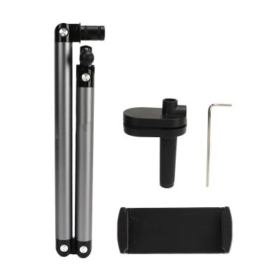 360 Rotatable Phone Holder with Folding Strong Base, Bedside Mount for Streaming Work