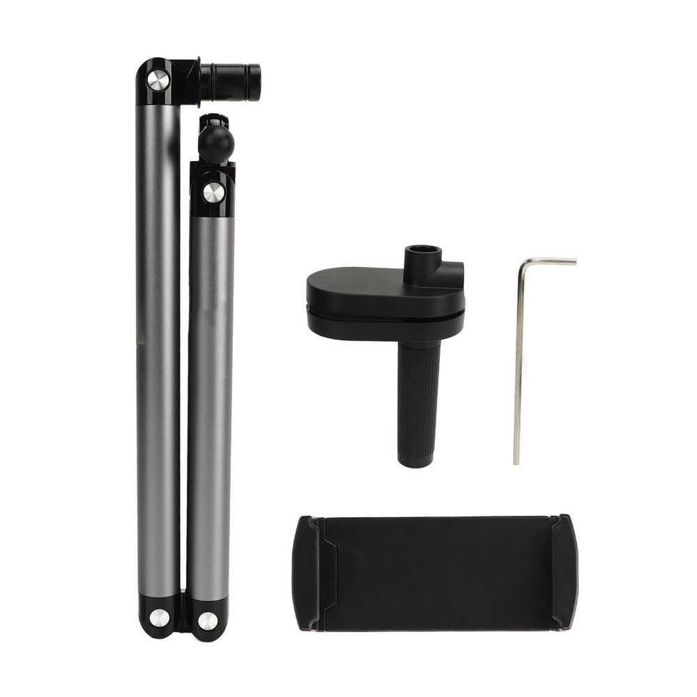 360 Rotatable Phone Holder with Folding Strong Base, Bedside Mount for Streaming Work