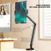 360 Rotatable Phone Holder with Folding Strong Base, Bedside Mount for Streaming Work view 3