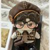 niannyyhouse 20cm Plush Doll Clothes Hat Shirt Vest Pants Tie Backpack Glasses Mailman Set 8in Doll Accessories Dress Up view 4