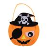 Halloween Candy Bag, Pumpkin Cartoon Storage Bucket Trick or Treat Bucket Halloween Decoration Tote Bag Gift Basket(E) view 1