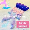 Nalexmi Mermaid Kids Sleeping Bag with Pillow, Large Animal Slumber Bag, Machine Washable, Perfect for Camping, Travel, Sleepovers & Indoor Play, Slumber Bags for Kids with Pillow, Girls view 2