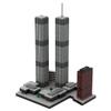 Aetheria World Trade Center Building Toy Set, WTC Architecture Landmark Building Set, 1:2000 Modular House Building Construction Toy for Adults (982 Pieces), Design by bru_bri_mocs view 2