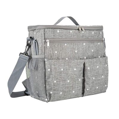 Stroller Bag Baby Diaper Bag Tote Lightweight Spacious Practical Weekend Bag Multifunction Handbag Pouch Easy Installation