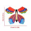 JEGGE Multiple Pieces Magic Wind Up Flying Butterfly, Rubber Band Powered Magic Fairy Flying Toy, Bookmark Greeting Card Surprise Gift Party Favor, No Gift Box Include(Random Color,40Pcs) view 3