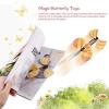 JEGGE Multiple Pieces Magic Wind Up Flying Butterfly, Rubber Band Powered Magic Fairy Flying Toy, Bookmark Greeting Card Surprise Gift Party Favor, No Gift Box Include(Random Color,40Pcs) view 4
