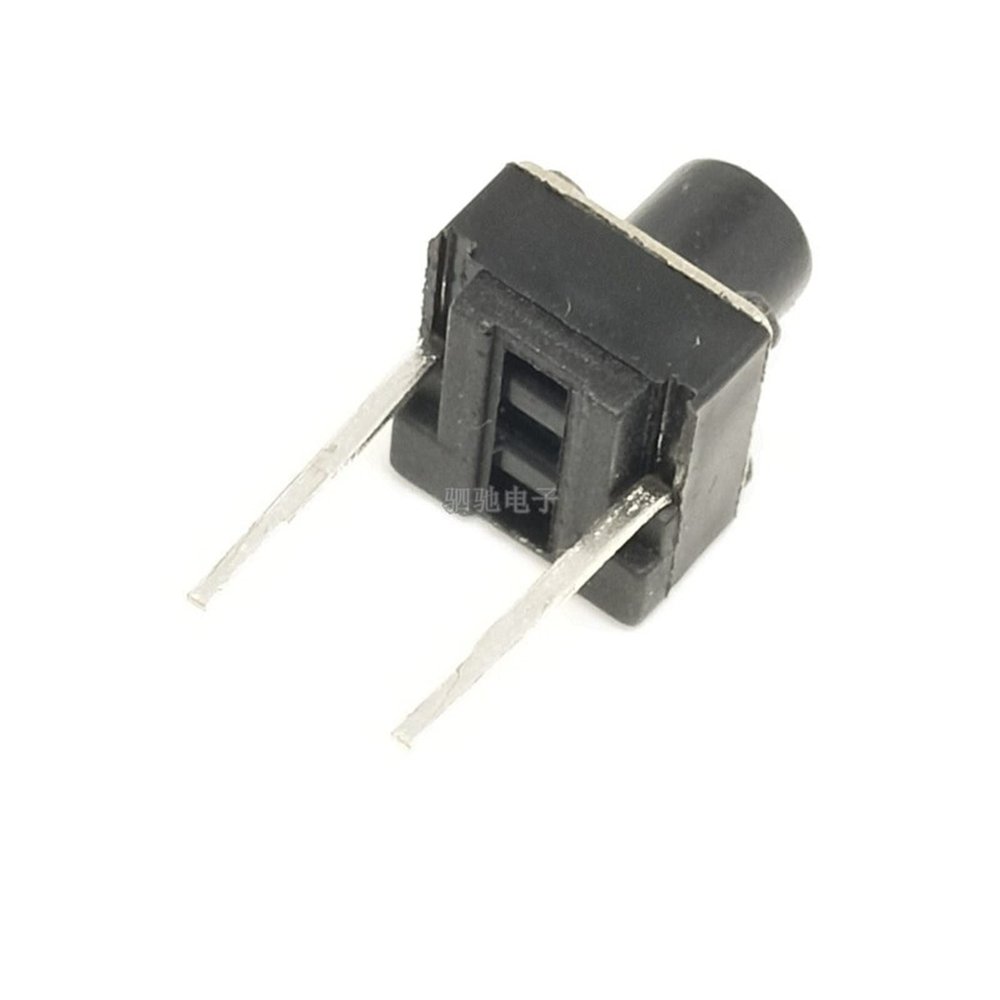 1000Pcs 2P Tactile Switch Push Button Switches 6x6x4.3/5/6/7/8/9/10/12mm 6 * 6 * 5mm Middle pin 2pins (Color : 6x6x7mm) (Color : 6x6x5mm)